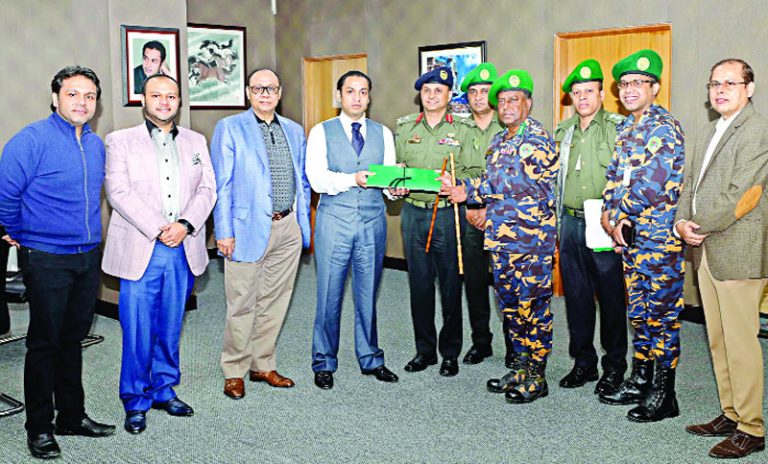 আনসার ও গ্রাম প্রতিরক্ষা বাহিনীকে বিনা মূল্যে জমি দিল বসুন্ধরা গ্রুপ